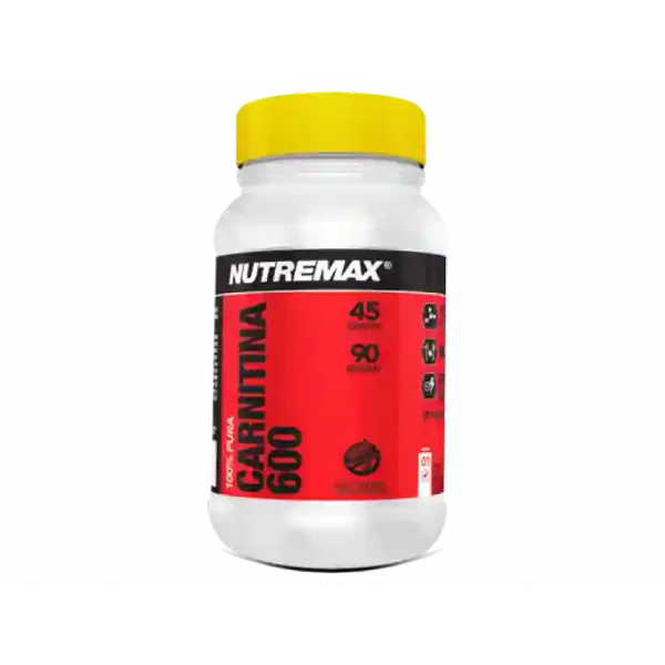 Quemador de grasas Nutremax CARNITINA 600 x 90 caps 45 serv
